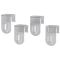 my basics Fenster-Dekohaken transparent 4er Karte - VPE: 5