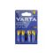 VARTA Batterie LONGLIFE POWER AA 4er Blister 4x AA Batterien - VPE: 20
