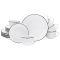 CREATABLE  Kaffeeservice Black line 18tlg