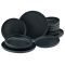 Tellerset Uno 12tlg. schwarz