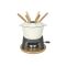 NOUVEL  Fondue-Set Alpina weiß 10tlg