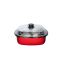 RIESS  Dampfgarer 28x28cm mGD 3t rot