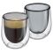 cilio tisch-accessoires  Espresso-Glas Verona grau 2sz