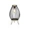 Laterne Solar Draht 18,5x33 sw