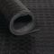Gummiflachnoppenmatte B.1,4m L.10m D.3mm schwarz NR/SBR o.Gewebeeinlage TECWERK - VPE: 14