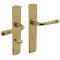 Langschildschildgarnitur Helena Zamak F3 MS WC 72mm DIN L/R INTERSTEEL