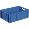 Transportbehälter L600xB400xH320mm blau PP Durchfassgr.Seitenw.geschl.TECWERK