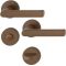 Rosettengrt.Hamburg 1700/42KB/42KBS Alu.F8607 Struktur SK/OL DIN L/R D/D HOPPE