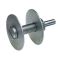 Spannschaft f.Grobreinigungsscheiben Schaft-D.8mm f.Bohrungs-D.13mm TECWERK