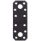 Flachverb.EN 14545 L.96mm B.35mm S.2,5mm STA schwarz ku.-besch.GAH