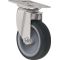 Lenkrolle D.50mm grau Trgf.50kg m.Platte TW