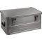 Aluminiumbox L580xB380xH275mm 47l m.Klappverschluss u.Zylinderschl.TECWERK