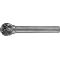 Frässtift KUD D.10mm Kopf-L.9mm Schaft-D.6mm HM Verz.Kreuz TECWERK